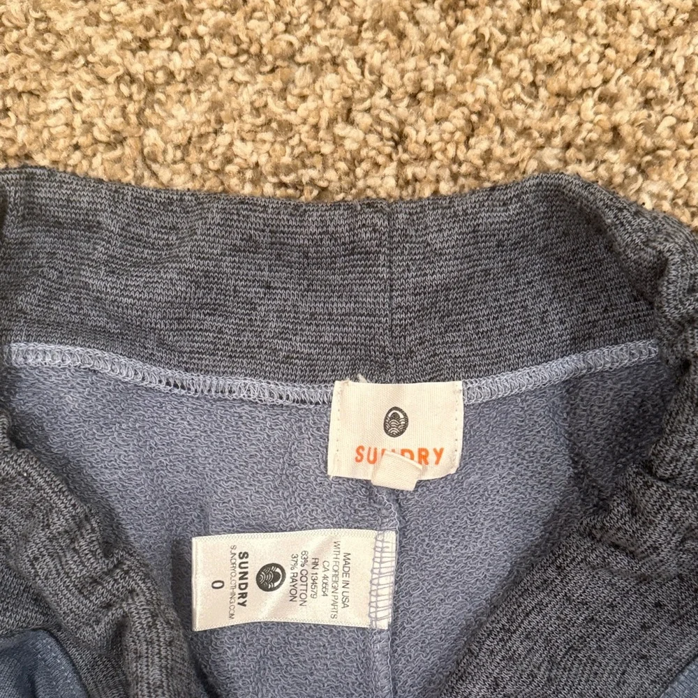 Sundry Striped Terry Joggers size 0 - Picture 2 of 4